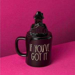 🆕 RAE DUNN👻 “If You've Got It Haunt It” Mug w/ Figural Lid🎃